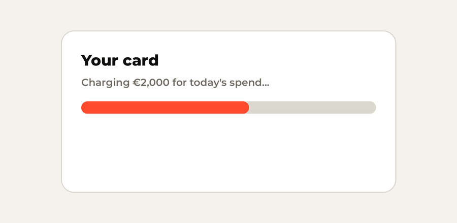 A card payment gets declined and ads pause; a wallet top-up lands and gets credited